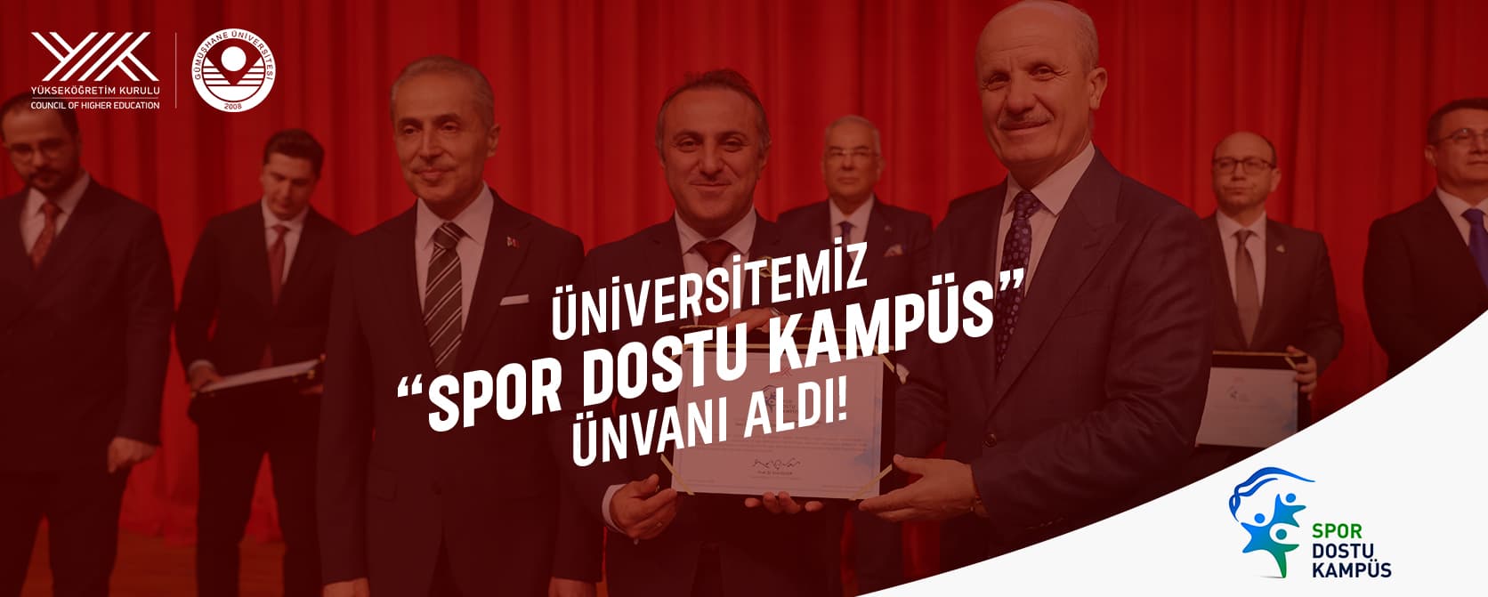 Üniversitemiz "SPOR DOSTU KAMPÜS" ünvanı aldı