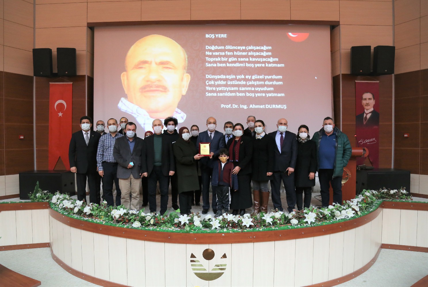 Our Conference Hall named after Prof. Dr. Ing. Ahmet DURMUŞ 